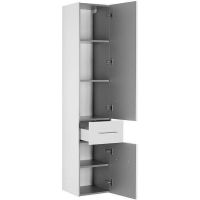 Шкаф пенал Aquanet Порто 35 R подвесной Белый арт-195732 — фото 2, Пеналы для ванной комнаты