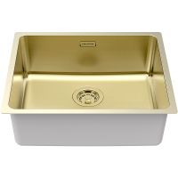 Товар: Кухонная мойка Paulmark Yuni 54 Uni Светлое золото арт-YU54-LG - фото 2 Кухонная мойка Paulmark Yuni 54 Uni Светлое золото арт-YU54-LG — фото 2, Кухонные мойки
