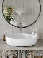 Раковина-чаша Orange 52 Белая глянцевая арт-B05-520W — фото 3, Раковины накладные