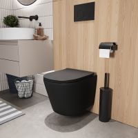 Унитаз Grossman Tornado подвесной Черный матовый с сиденьем Микролифт арт-GR-4477BMSQ — фото 8, Подвесные унитазы