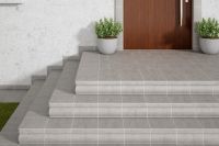 Ступень угловая Gresmanc Evolution Esquina Recto Evo Grey 31,7х31,7 арт-Esquina Recto Evo Grey 317x317x40 — фото 2, Ступени и клинкер