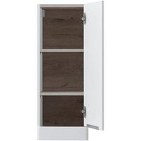 Подвесной шкаф Aquanet Ирис new 30 Белый глянцевый арт-310155 — фото 6, Шкафы для ванной