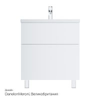 Тумба под раковину AM.PM Gem 75 Белая арт-M90FSX07522WG32 — фото 4, Тумбы под раковину