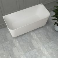 Ванна из искусственного камня Abber Stein 170x75 без гидромассажа арт-AS9617 — фото 2, Ванны из искусственного камня