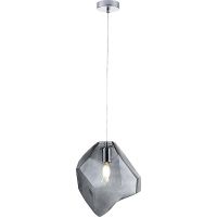 Подвесной светильник Crystal Lux Nuestro SP1 Chrome Smoke Дымчатый Хром арт-NUESTRO SP1 CHROME/SMOKE — фото 1, Подвесные светильники