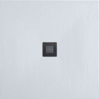 Душевой поддон из искусственного камня Allen Brau Priority 90x80 Белый камень арт-8.31001-21 — фото 1, Душевые поддоны из искусственного камня