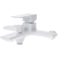 Комплект смесителей Orange Lutz Белый арт-M04-311w — фото 14, Готовые комплекты для ванной комнаты