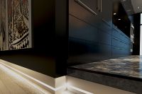 Плинтус Evrowood 2000x95x16 мм арт-PN 080 led — фото 3, Плинтуса напольные