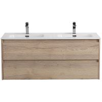 Тумба под раковину BelBagno Kraft 120 подвесная Rovere Galifax Bianco арт-KRAFT-1200-2C-SO-2-RGB — фото 1, Тумбы под раковину