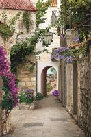 Фреска Ortograf Городской пейзаж 5312 Фактура флок FLK Флизелин (1,8*2,7) Разноцветный, Город/Цветы арт-5312 (флок FLK) — фото 2, Фрески