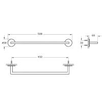 Полотенцедержатель Vitra Origin Медь арт-A4488629 — фото 3, Полотенцедержатели