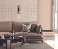 Обои Alessandro Allori Grace Винил на флизелине (1,06*10,05) Бежевый, Геометрия арт-1804-4 — фото 2, Обои для стен