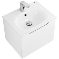 Тумба под раковину BelBagno Etna 60 подвесная Bianco Lucido арт-ETNA-600-1C-SO-BL-P — фото 3, Тумбы под раковину