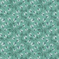 Обои Lutece Les Essentiels Винил на флизелине (0,53*10,05) Бирюзовый/Зеленый, Цветы арт-51213604 — фото 1, Обои для стен