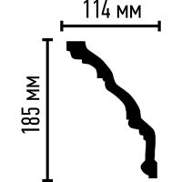 Карниз Decomaster 2400x185x114 мм арт-95143 — фото 2, Карнизы