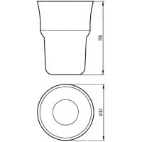 Товар: Стакан для зубных щеток Migliore Fortuna Белый матовый арт-27804 - фото 2 Стакан для зубных щеток Migliore Fortuna Белый матовый арт-27804 — фото 2, Стаканы для зубных щеток