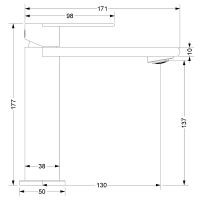 Товар: Смеситель для раковины Vincea Vogue (SS) Брашированный никель арт-VBF-2VS1BN - фото 3 Смеситель для раковины Vincea Vogue (SS) Брашированный никель арт-VBF-2VS1BN — фото 3, Смесители для раковины