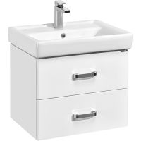 Тумба под раковину Aquaton Америна 60 подвесная Белая глянцевая арт-1A135401AM010 — фото 1, Тумбы под раковину