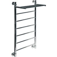 Водяной полотенцесушитель Ника Classic ЛП/ВП 100x50 с полкой Хром арт-ЛП ВП 100/50 — фото 2, Водяные полотенцесушители