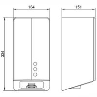 Сушилка для рук Nofer Big Fuga Evo Белая арт-01841.W — фото 2, Сушилки для рук