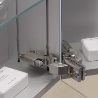 Зеркальный шкаф Emco Pure 60 с подсветкой Серебро арт-9797 050 81 — фото 2, Зеркальные шкафы в ванную