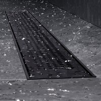 Душевой лоток AM.PM PrimeFlow 80 с Черной матовой решеткой Cut Gradient арт-W02SC-P11-080-01BM — фото 6, Душевые лотки