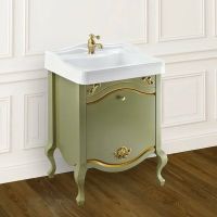 Тумба под раковину Migliore Impero 60 Оливковая арт-30874 — фото 2, Тумбы под раковину