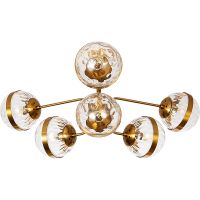 Товар: Люстра Artelamp Delacrua Прозрачная Полированная медь арт-A7770PL-6PB - фото 1 Люстра Artelamp Delacrua Прозрачная Полированная медь арт-A7770PL-6PB — фото 1, Люстры