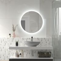 Зеркало Reflection Hoop D645 с подсветкой с бесконтактным выключателем и диммером арт-RF4310HO — фото 8, Зеркала в ванную комнату