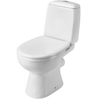 Унитаз компакт Santek Цезарь с бачком и сиденьем Микролифт арт-1WH301746 — фото 1, Напольные унитазы