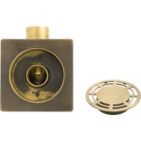 Душевой трап Migliore Ricambi с решеткой Бронза арт-20207 — фото 2, Трапы для душа