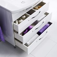 Тумба под раковину Aqwella Аллегро 75 Белая арт-Agr.01.07/3 — фото 3, Тумбы под раковину