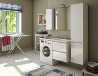 Тумба с раковиной Эстет Dallas Luxe 115 R подвесная Белая арт-ФР-00002297 — фото 7, Тумбы с раковиной