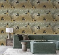 Обои Emiliana Parati Zen Винил на флизелине (1,06*10,05) Серый/Бежевый, Птицы арт-72903 — фото 2, Обои для стен