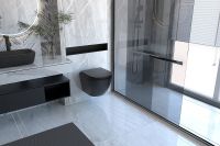 Комплект унитаза с инсталляцией Abber Bequem с сиденьем Микролифт и Черной матовой клавишей смыва арт-AC1100MB-AC0105-AC0121MB — фото 13, Комплекты унитаз + инсталляция