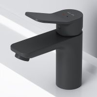 Смеситель для раковины AM.PM X-Joy Черный матовый арт-F85A02122 — фото 1, Смесители для раковины