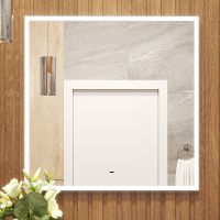 Зеркало Bond Cube 80x80 с подсветкой с сенсорным выключателем арт-M44ZE-8080 — фото 9, Зеркала в ванную комнату