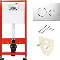 Товар: Инсталляция Tece Profil для подвесного унитаза с клавишей смыва Хром глянцевый арт-K440921 - фото 1 Инсталляция Tece Profil для подвесного унитаза с клавишей смыва Хром глянцевый арт-K440921 — фото 1, Инсталляции для унитазов