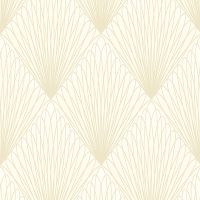 Обои Andrea Rossi Arlequin Винил на флизелине (1,06*10,05) Бежевый, Ромб арт-54300-1 — фото 1, Обои для стен