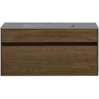 Тумба под раковину Vincea Chiara 100 подвесная T.Oak арт-VMC-2C100TO — фото 3, Тумбы под раковину