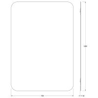 Товар: Зеркало Evoform Primary 100х70 со шлифованной кромкой арт-BY 0130 - фото 7 Зеркало Evoform Primary 100х70 со шлифованной кромкой арт-BY 0130 — фото 7, Зеркала в ванную комнату