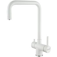 Смеситель для кухни Paulmark Wetter Белый матовый арт-We213030-431 — фото 1, Смесители для кухни