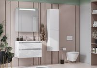 Тумба под раковину Roca The Gap 80 подвесная Белый глянец арт-A857399806 — фото 11, Тумбы под раковину