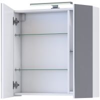 Зеркальный шкаф Vigo Plaza 60 с подсветкой Белый арт-zsh.PLA.60.El — фото 3, Зеркальные шкафы в ванную