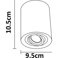 Потолочный светильник Artelamp Falcon Белый арт-A5645PL-1WH — фото 4, Накладные светильники