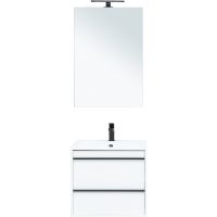 Комплект мебели для ванной Aquanet Lino 60 подвесной Белый матовый арт-271951 — фото 1, Комплекты мебели для ванной