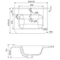 Тумба с раковиной Iddis Edifice 60 подвесная Темно-серая арт-EDI60D0i95K — фото 12, Тумбы с раковиной