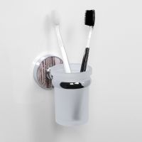 Стакан для зубных щеток WasserKRAFT Regen Хром арт-K-6928 — фото 2, Стаканы для зубных щеток