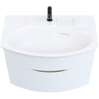 Тумба под раковину Kerama Marazzi Riva 80 RV.80\WHT.M подвесная Белая матовая арт-RV.80\WHT.M — фото 3, Тумбы под раковину