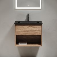 Тумба под раковину Sancos Marmi 1.0 60 подвесная Дуб чарльстон арт-MR1.060ECH — фото 13, Тумбы под раковину